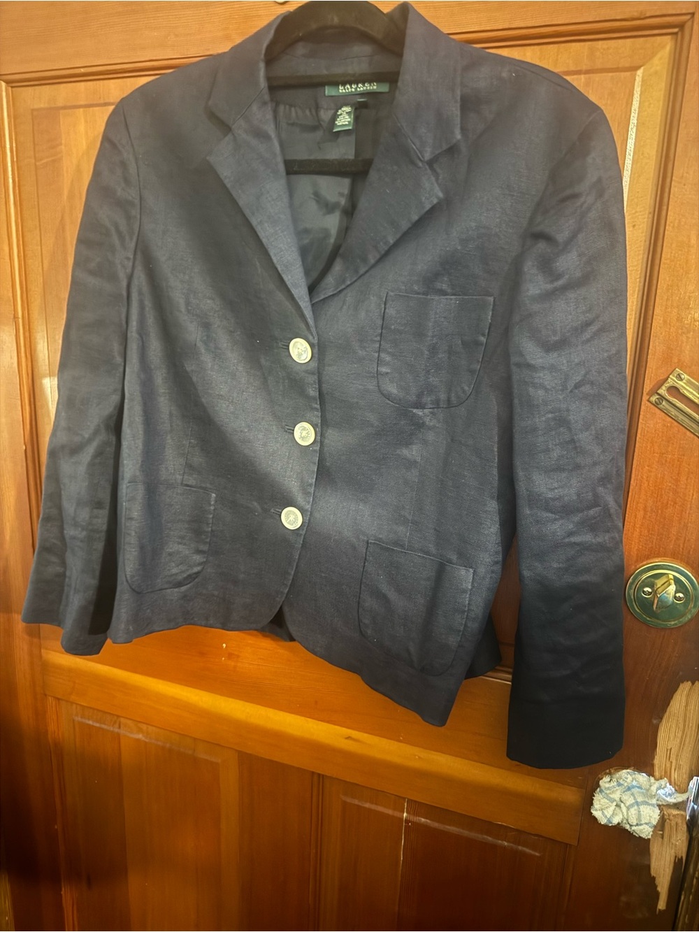 Ralph Lauren Navy Three-Button Women's Blazer
